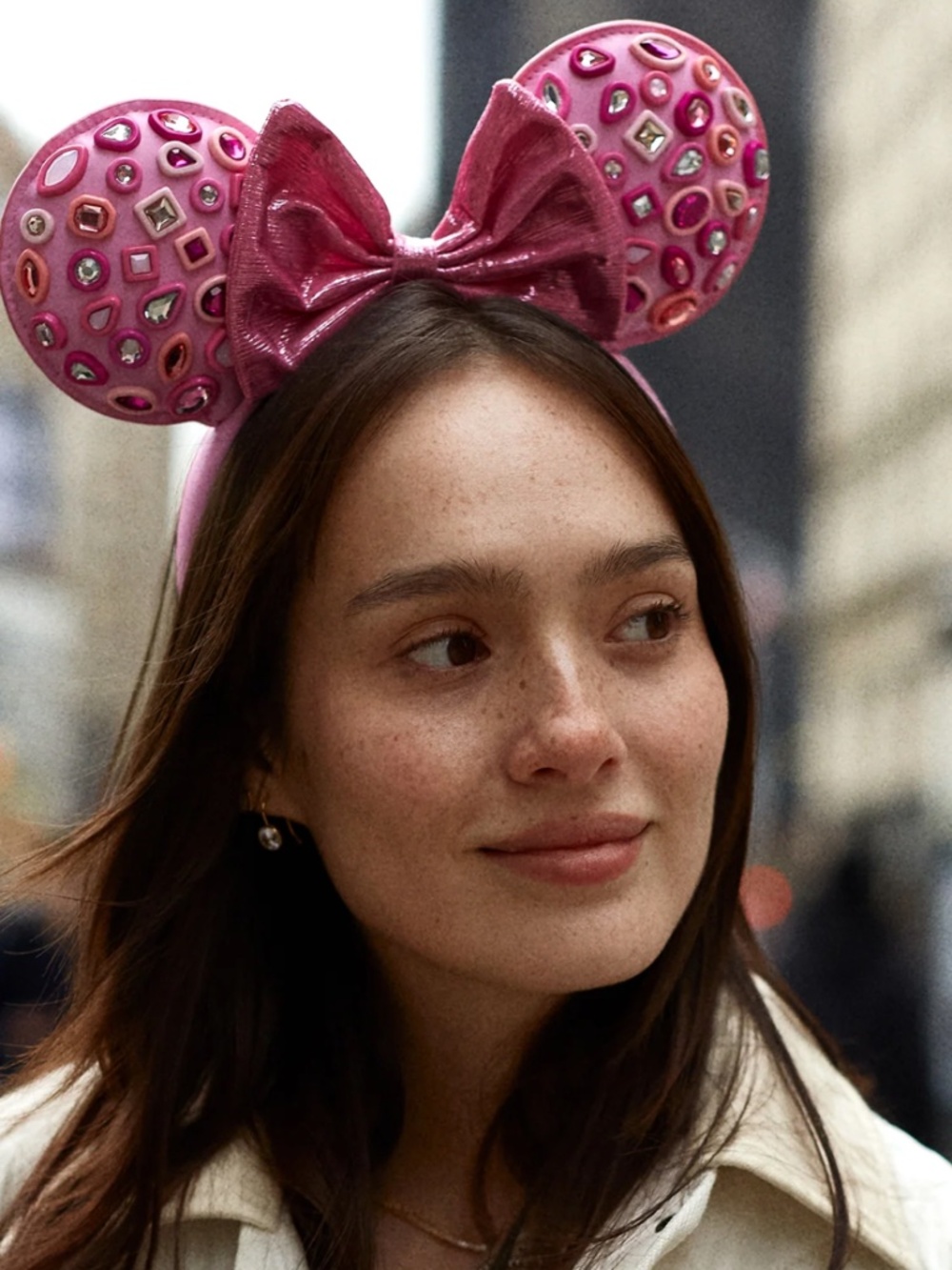 Baublebar Disney Minnie Mouse Hot Pink Crystal Ears Headband